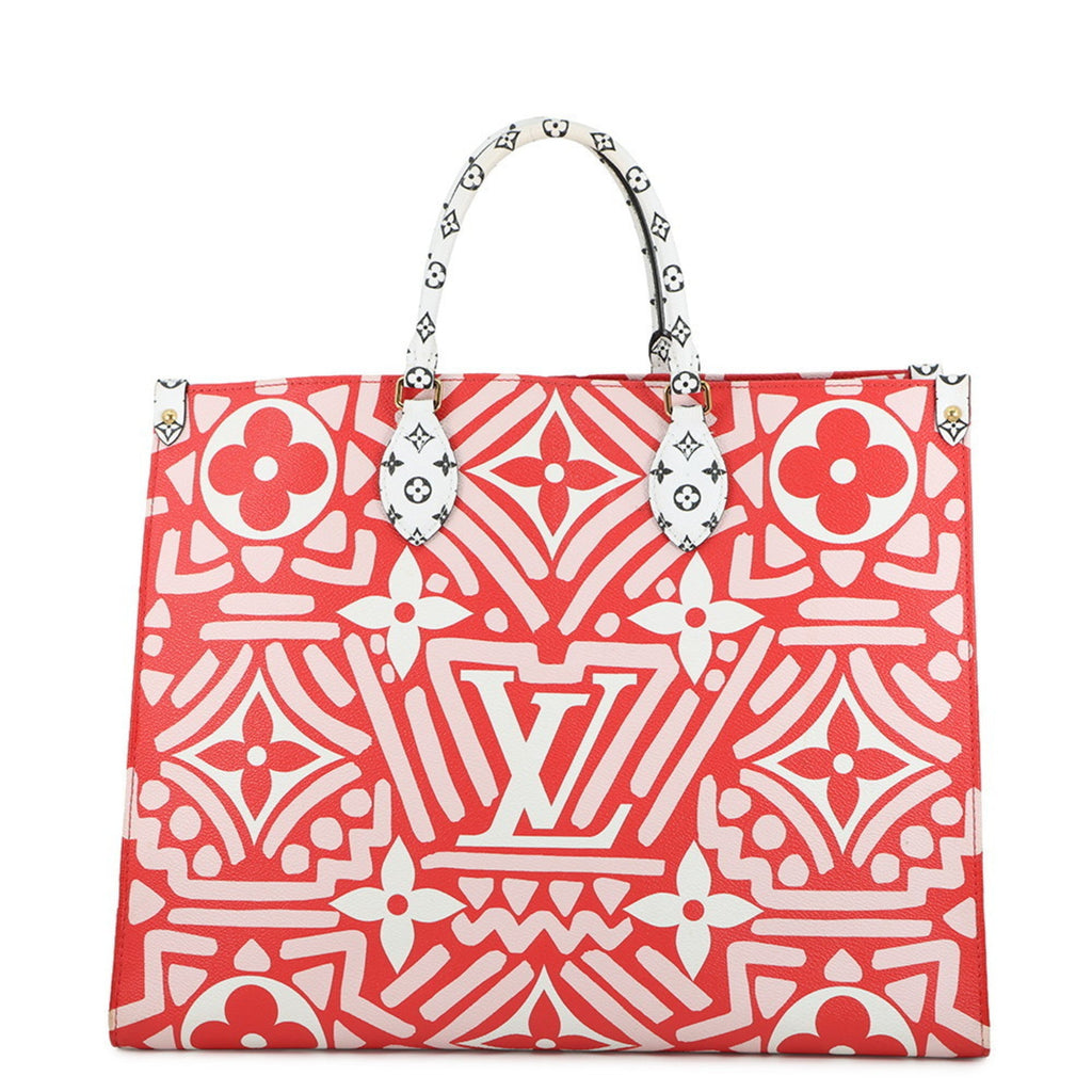 Louis Vuitton Monogram Red Color Monogram Shoulder Bag Tote Bag (Pre-Owned)
