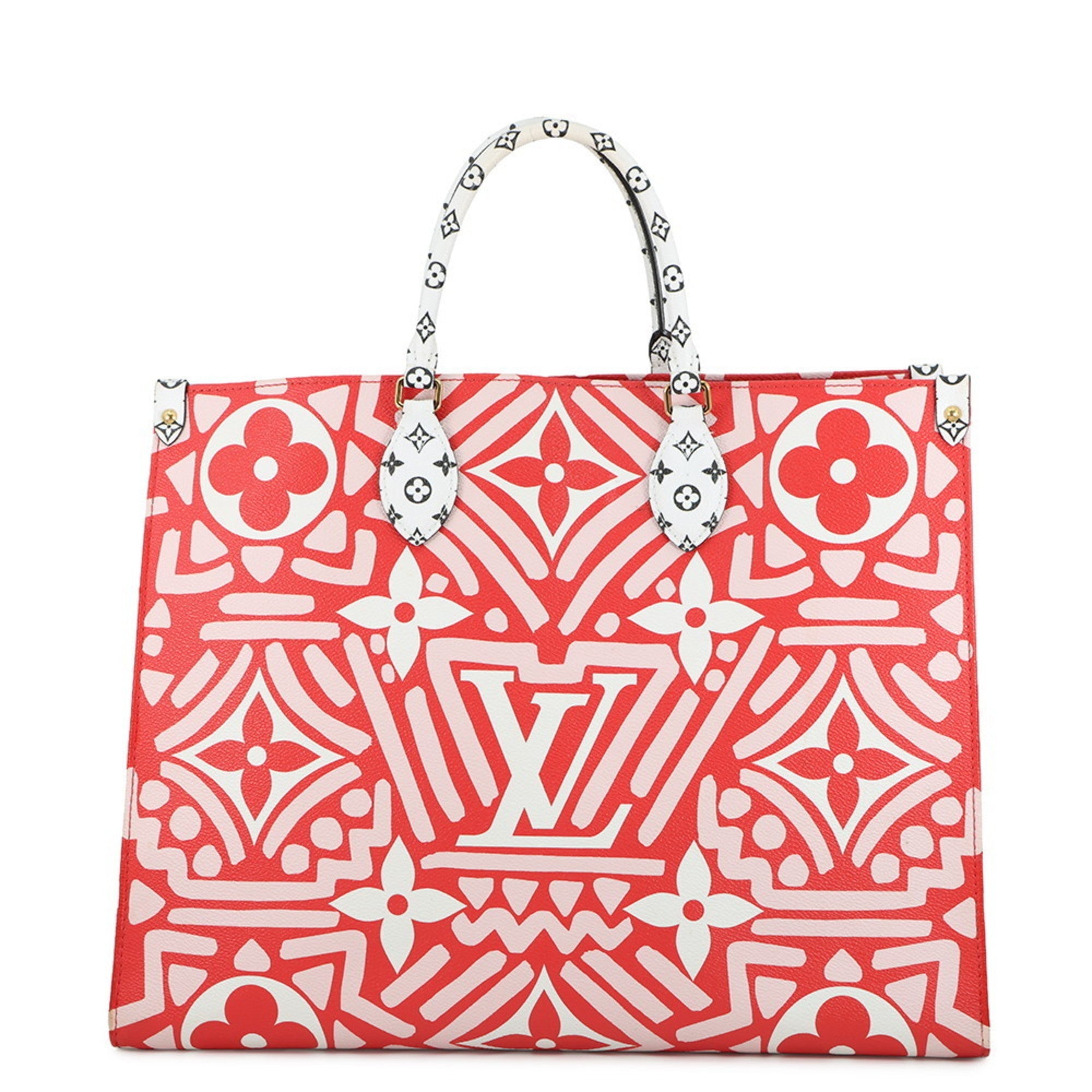 Louis Vuitton Monogram Red Color Monogram Shoulder Bag Tote Bag (Pre-Owned)