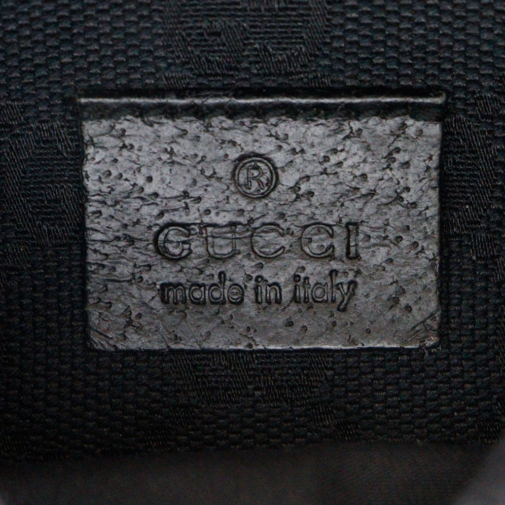 Gucci Gg Canvas Black Gg Canvas Sling Bag (Pre-Owned)