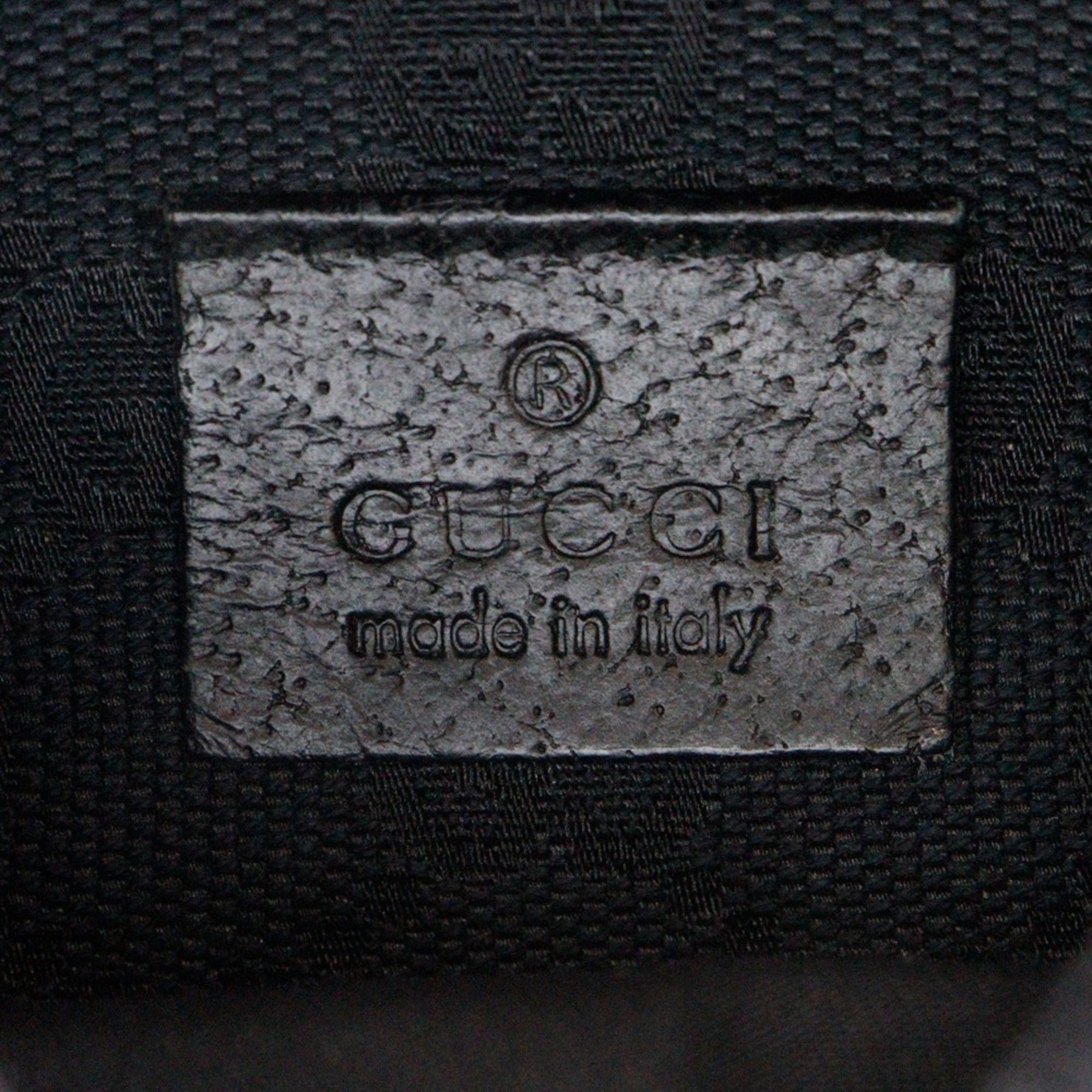 Gucci Gg Canvas Black Gg Canvas Sling Bag (Pre-Owned)