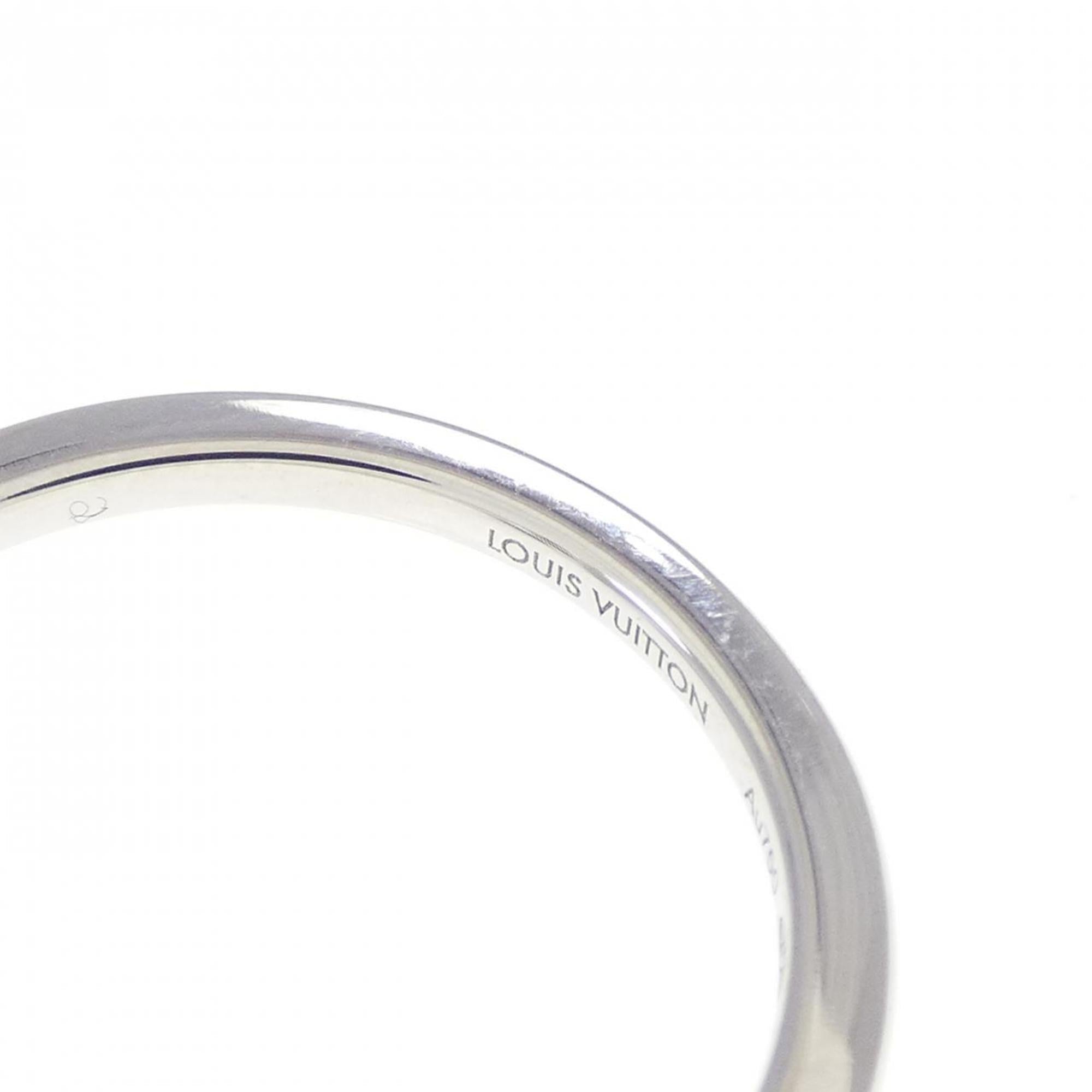Louis Vuitton White Gold (18K) Band Ring (Pre-Owned)