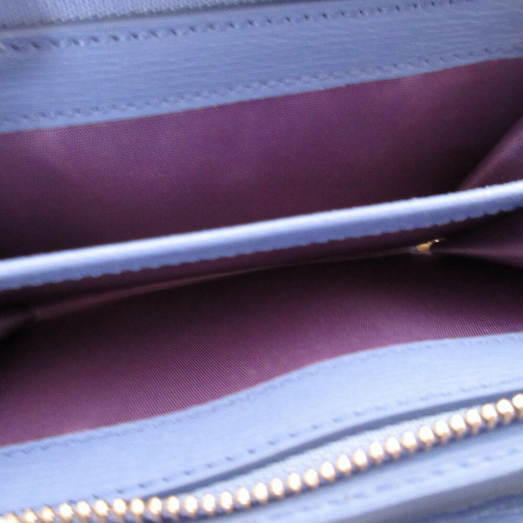 Gucci Purple Leather Middle Wallet (Bi-Fold) (Pre-Owned)