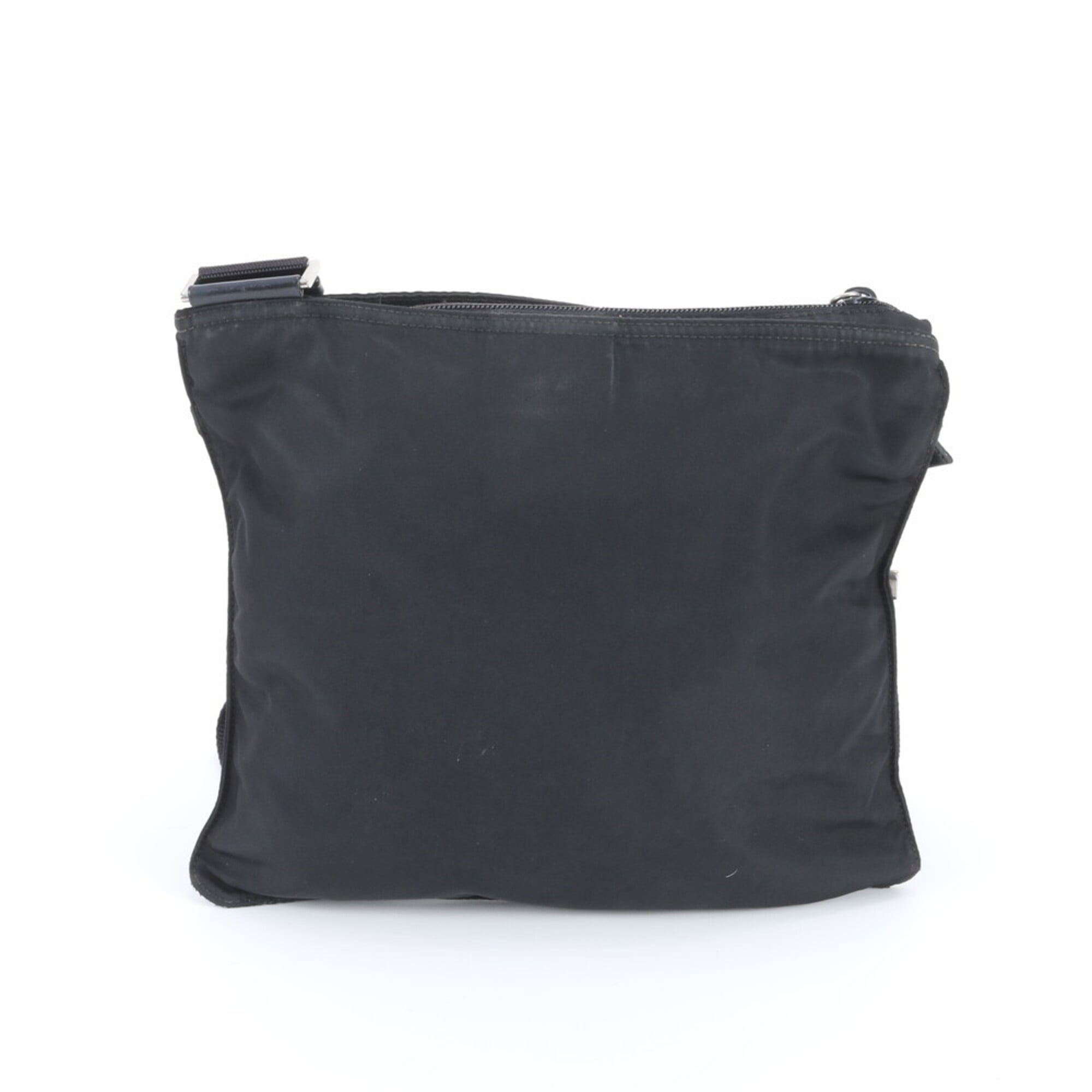 Prada Black Nylon Leather Shoulder Bag (Pre-Owned)