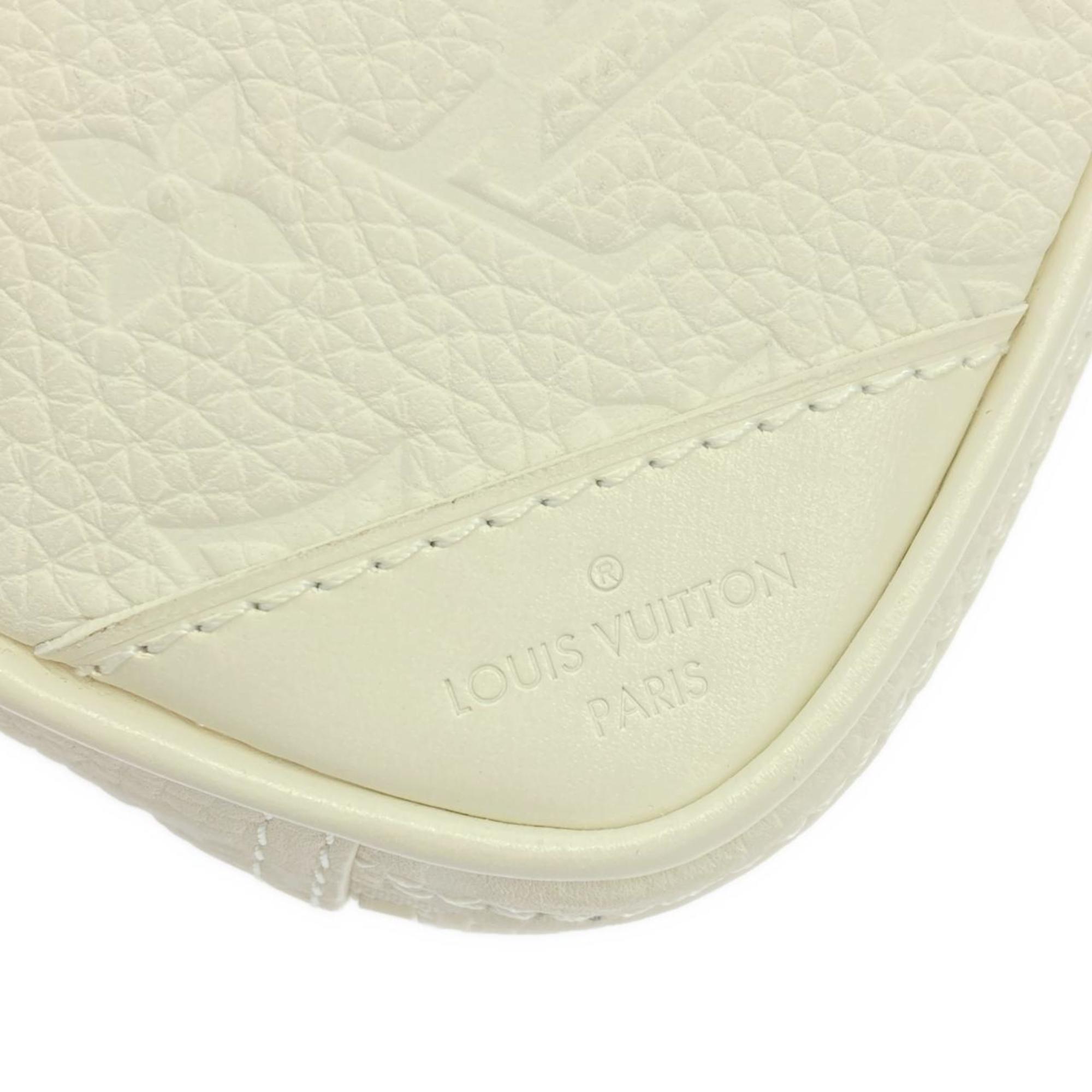 Louis Vuitton White Leather Shoulder Bag (Pre-Owned)