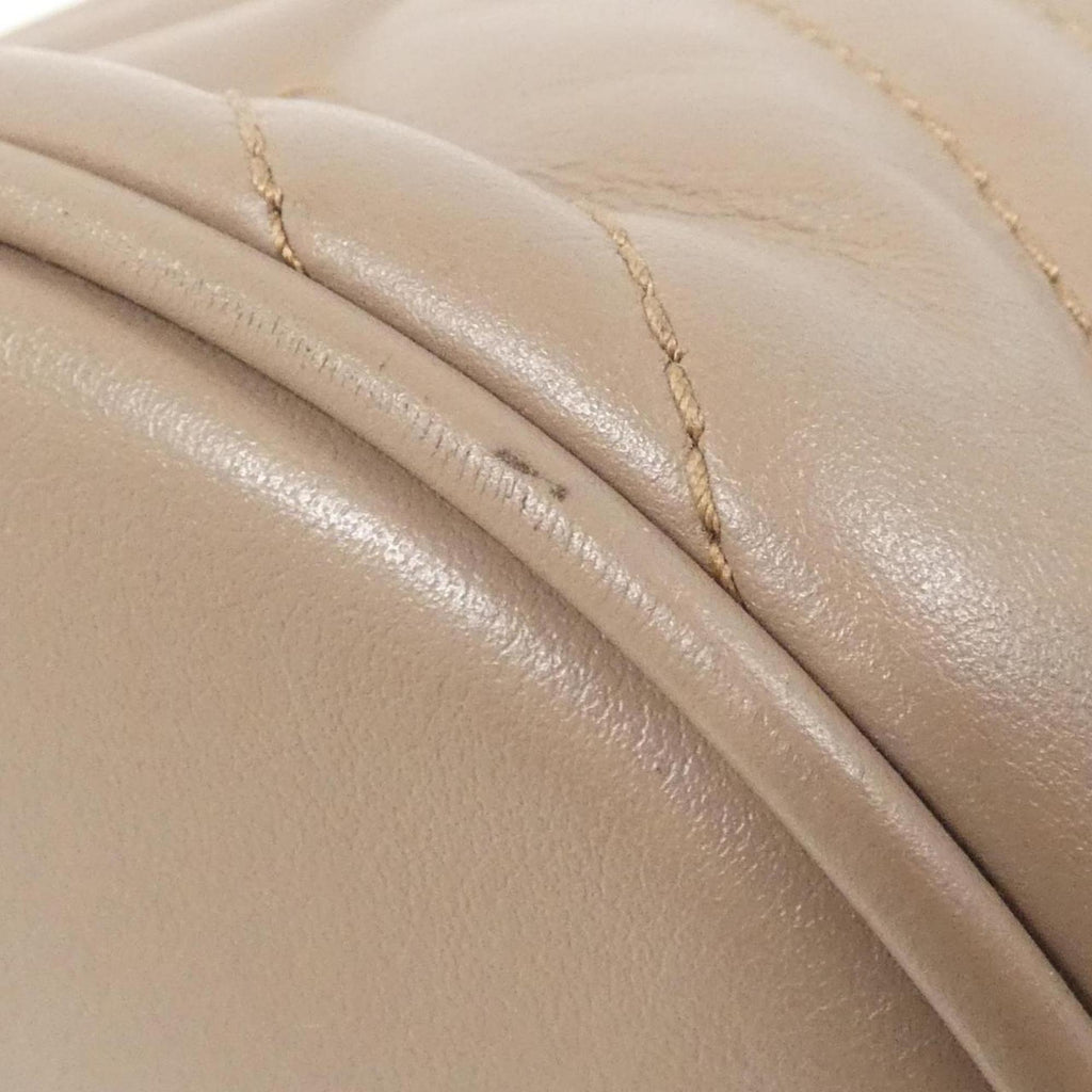 Gucci Beige Leather Shoulder Bag (Pre-Owned)
