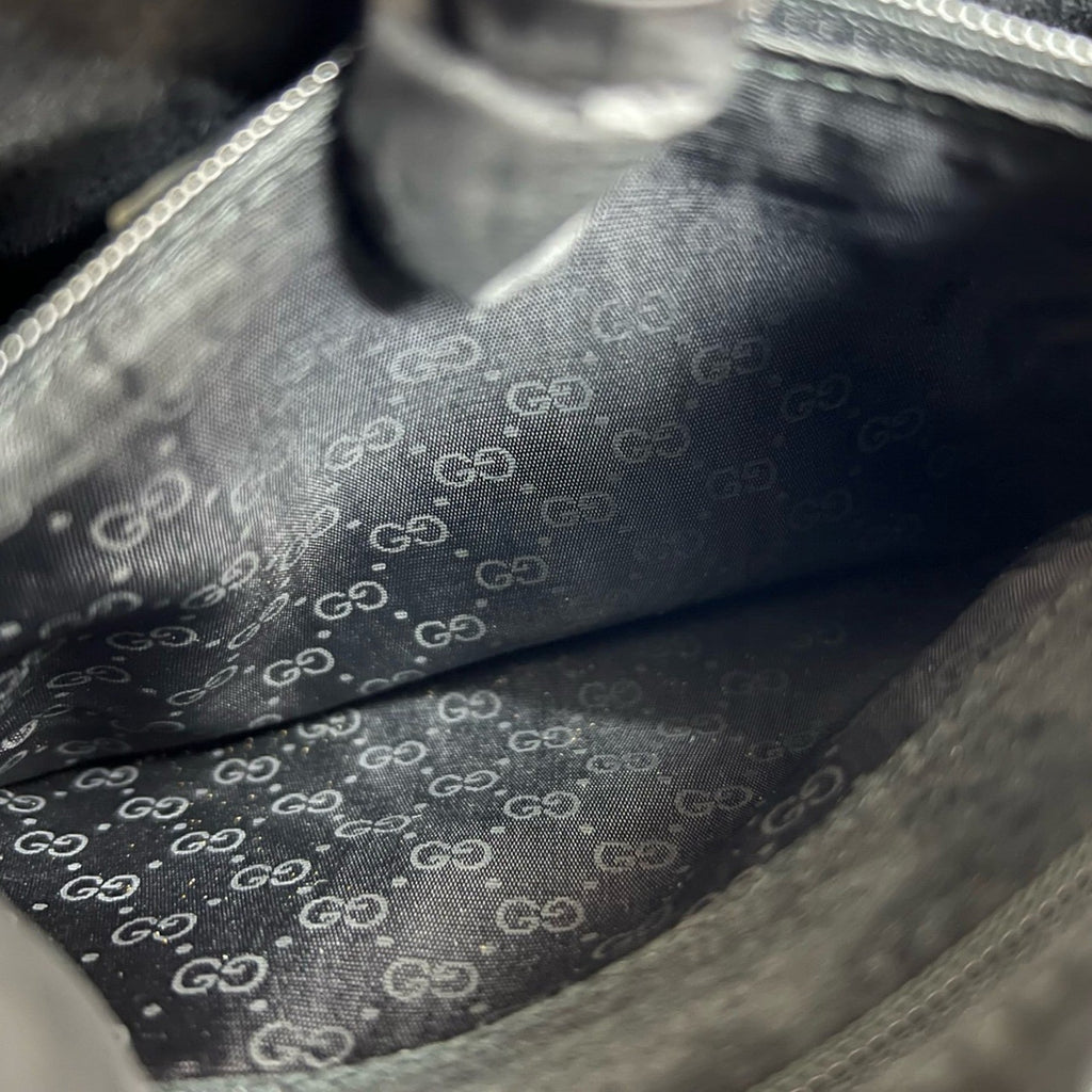 Gucci Black Leather Pochette Shoulder Bag (Pre-Owned)