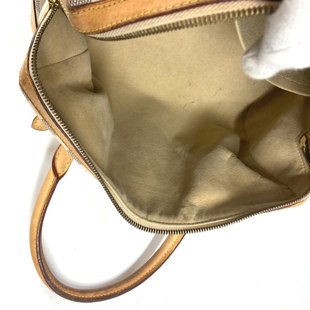 Louis Vuitton White Handbag Tote Bag (Pre-Owned)