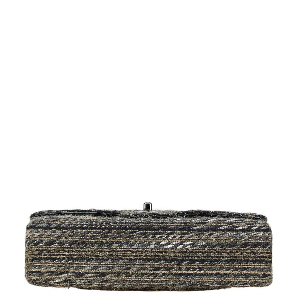 Chanel Matelasse Black Multi-Color Tweed Handbag Shoulder Bag (Pre-Owned)