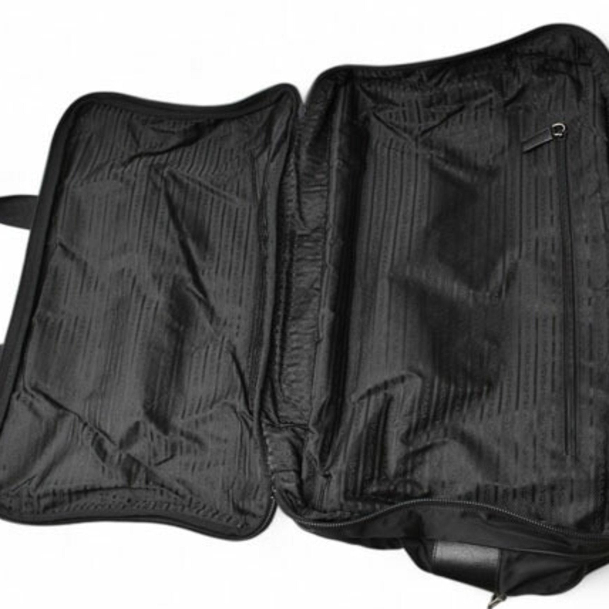 Prada Black Nero Nylon Boston Bag Shoulder Bag (Pre-Owned)