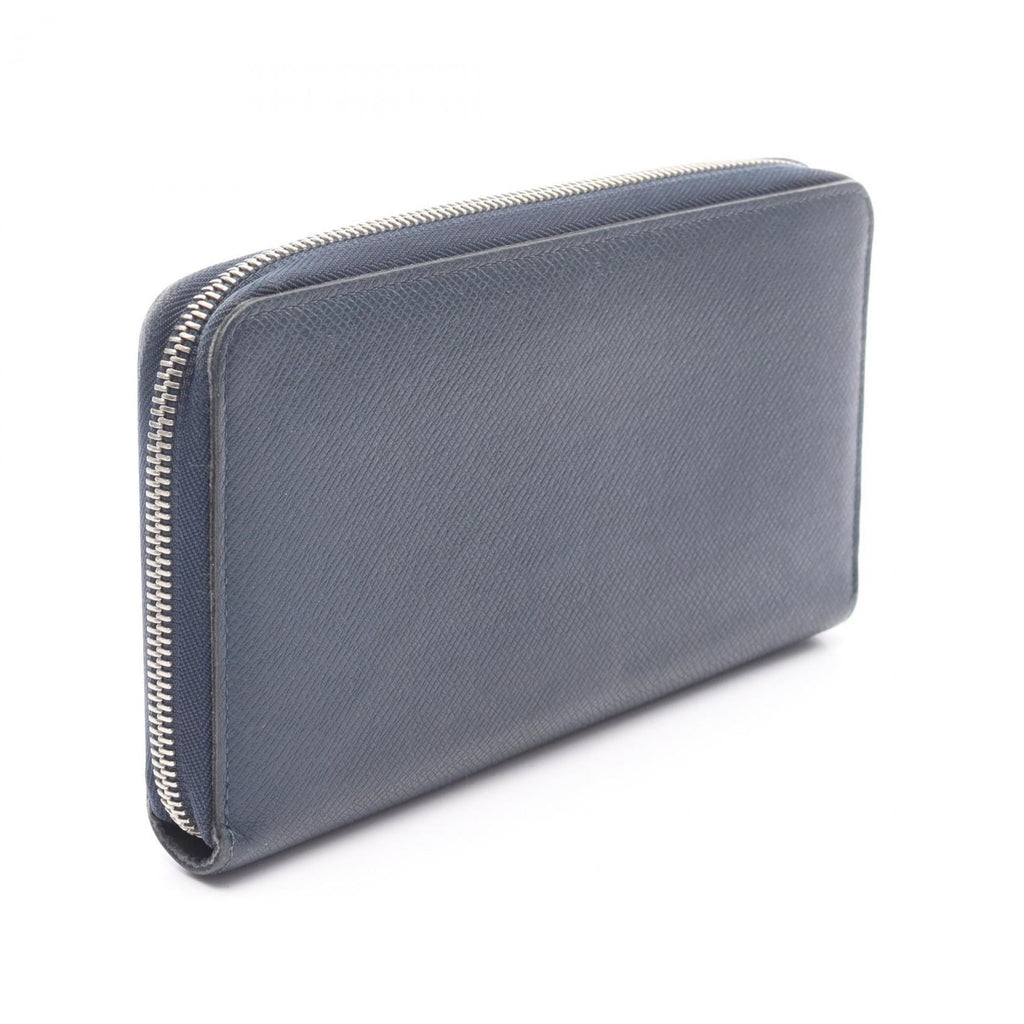 Louis Vuitton Navy Ocean Taiga Leather Long Wallet (Bi-Fold) (Pre-Owned)