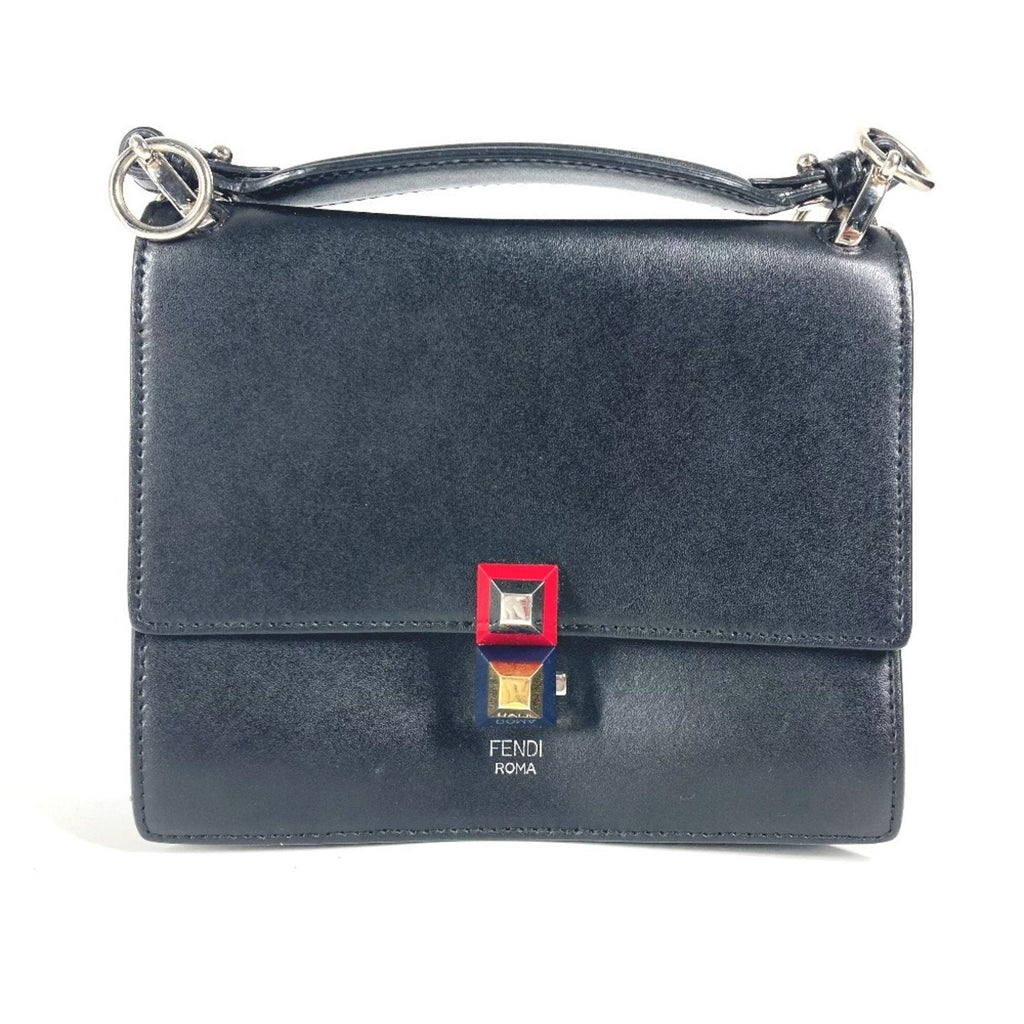 Fendi Black Leather Handbag (Pre-Owned)