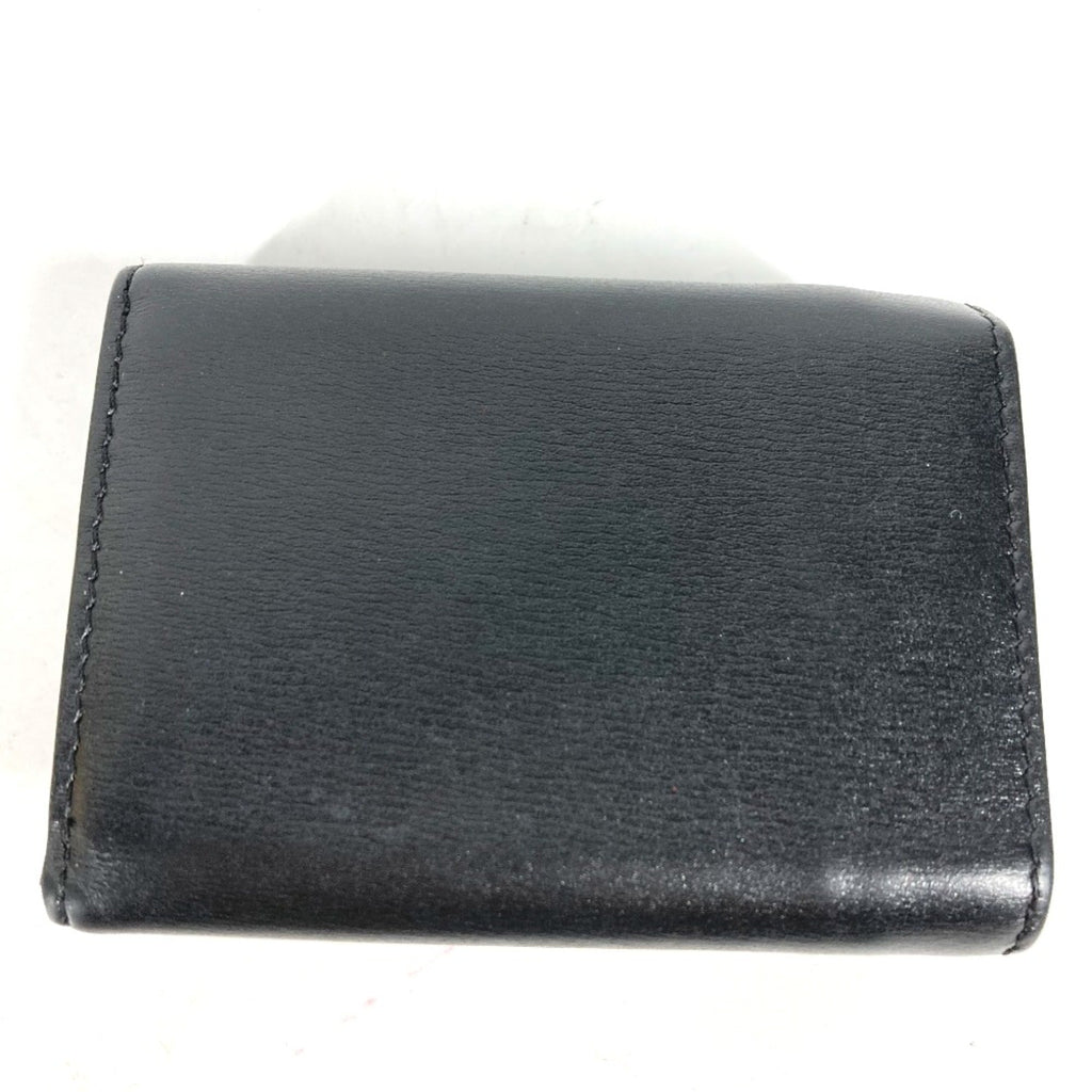 Fendi Black Leather Wallet (Tri-Fold) (Pre-Owned)