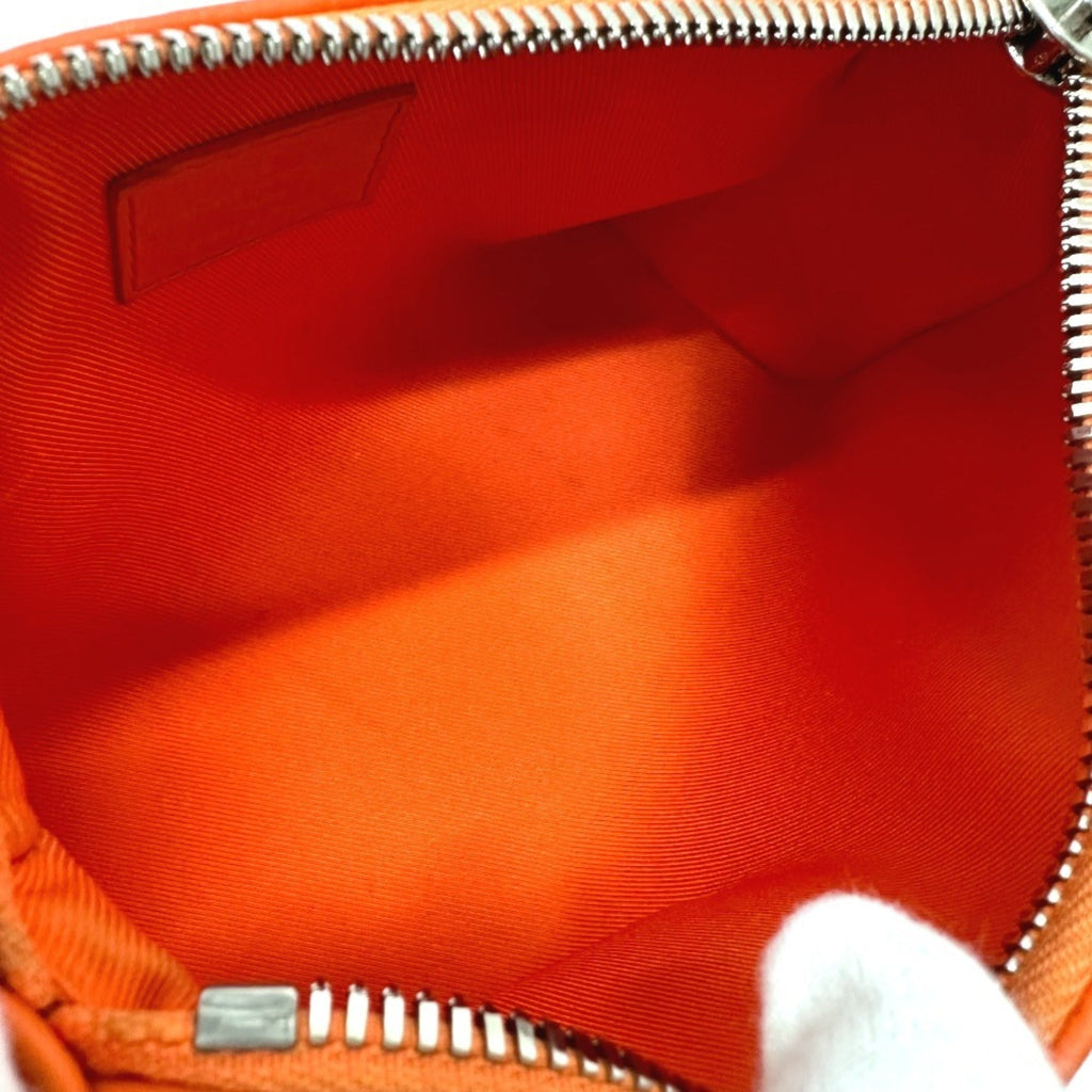 Louis Vuitton Orange Leather Shoulder Bag (Pre-Owned)