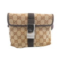 Gucci Beige Brown Gg Canvas Fanny Pack (Pre-Owned)