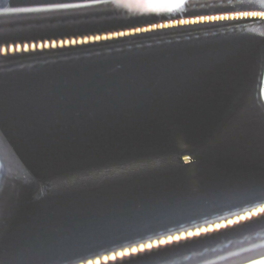 Gucci Beige Navy Canvas Leather Wallet (Tri-Fold) (Pre-Owned)