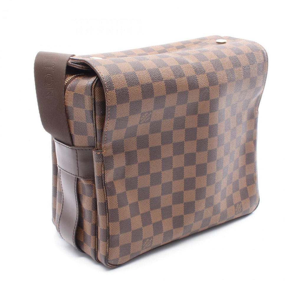 Louis Vuitton Brown Ebene Coated Canvas Leather Shoulder Bag (Pre-Owned)