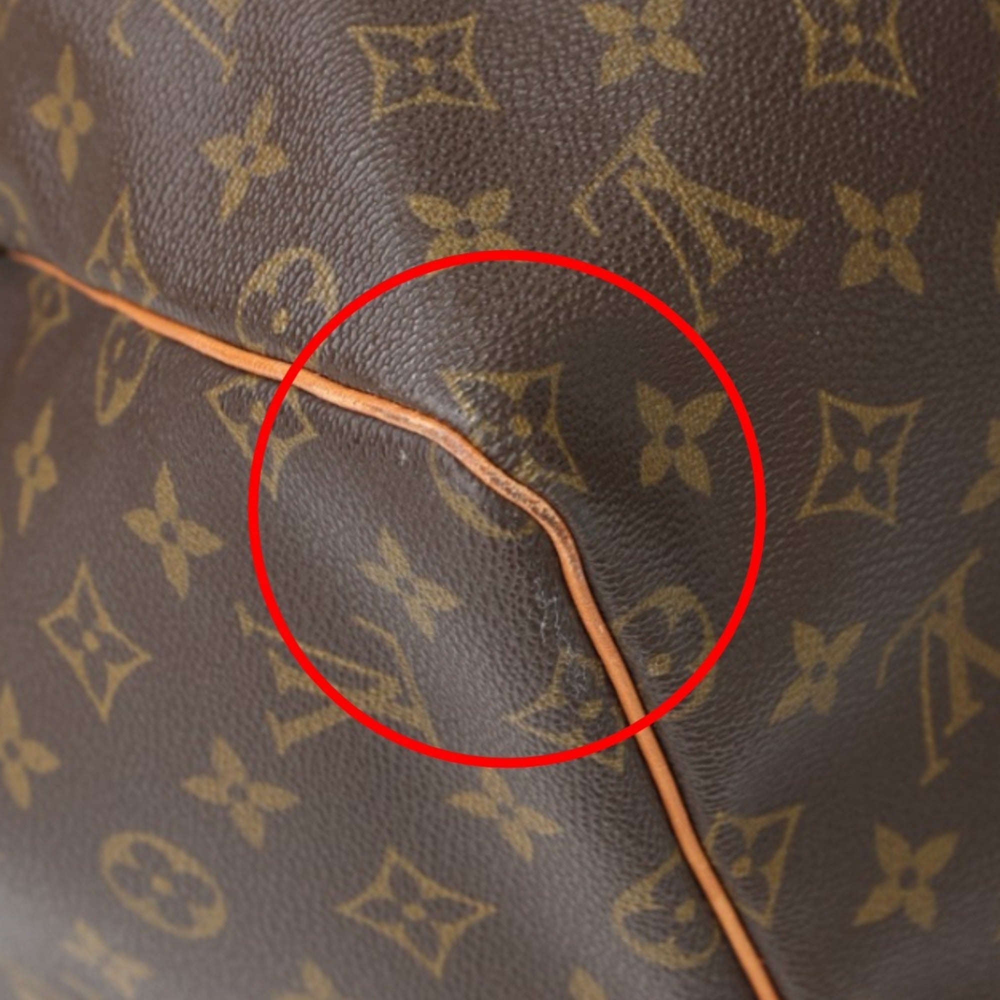 Louis Vuitton Brown Monogram Canvas Boston Bag (Pre-Owned)