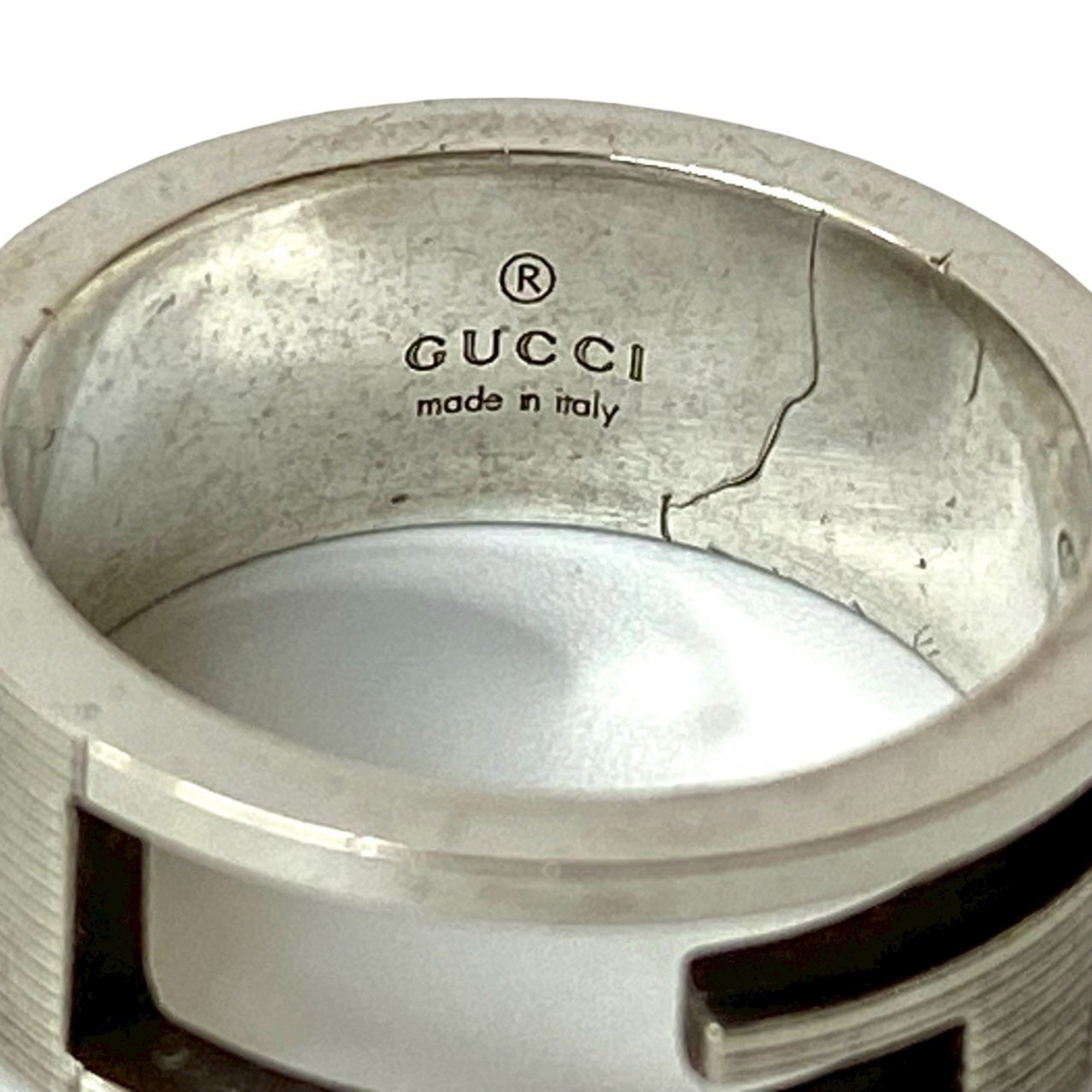 Gucci Silver Silver 925 Band Ring (Pre-Owned)