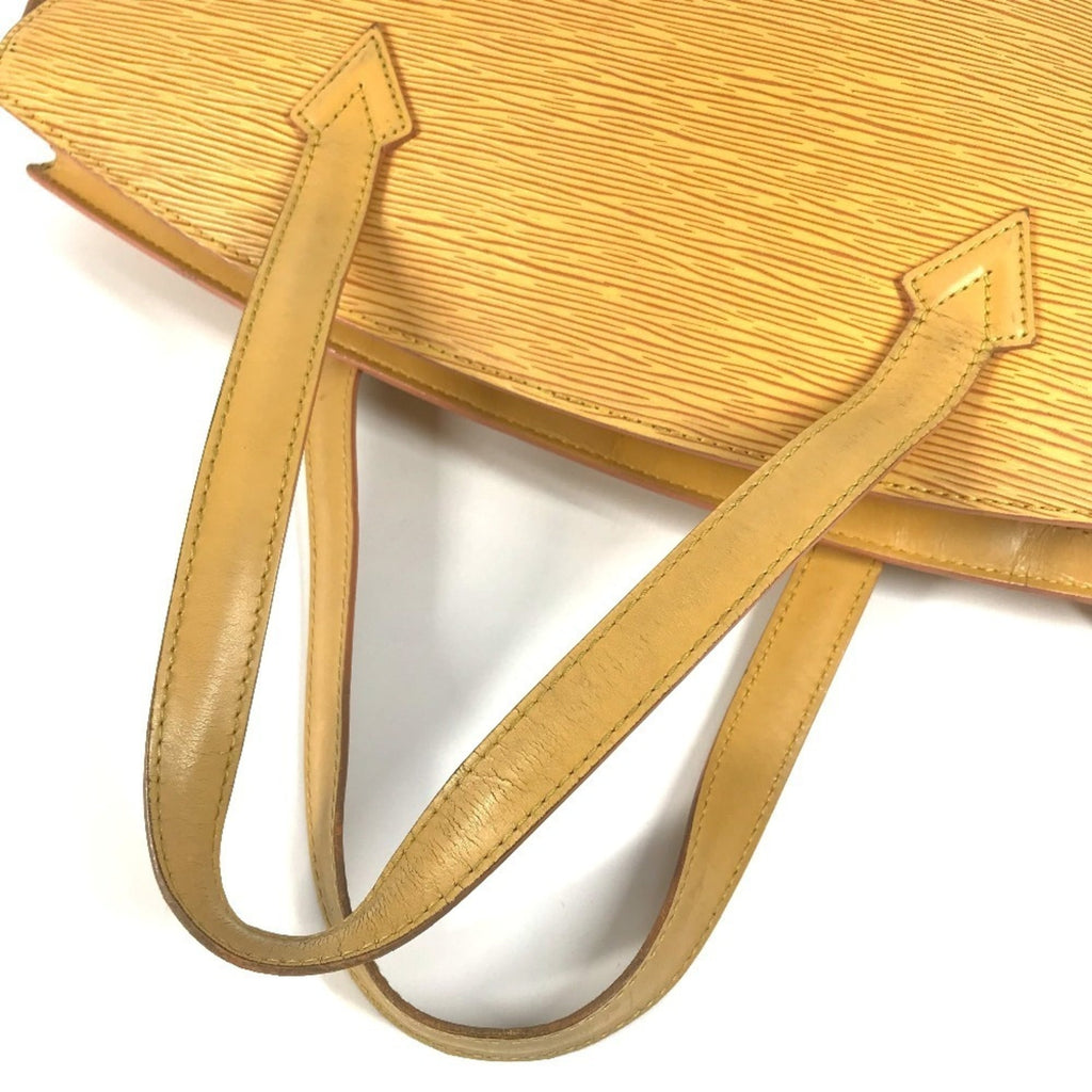 Louis Vuitton Yellow Epi Leather Handbag Tote Bag (Pre-Owned)