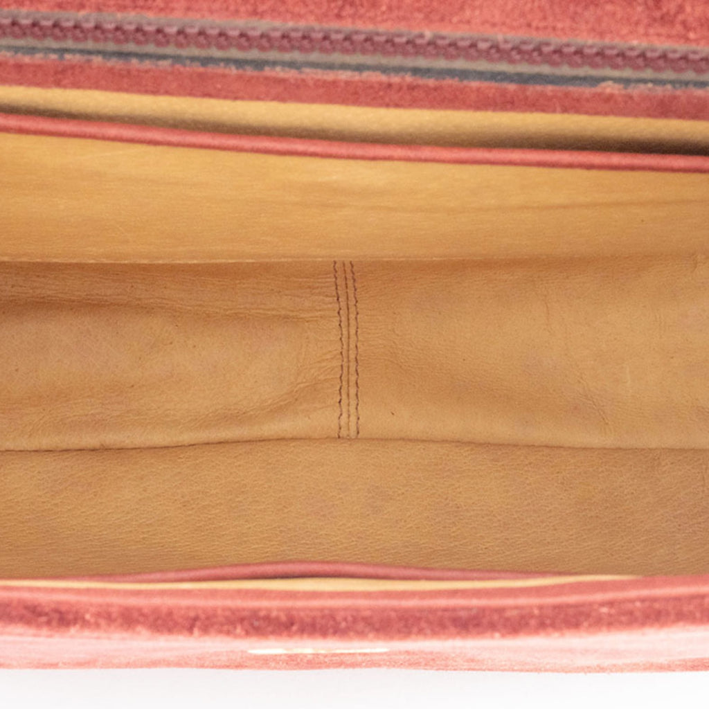 Gucci Brown Suede Handbag (Pre-Owned)