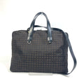 Chanel Brown Cloth Briefcase (Pre-Owned)