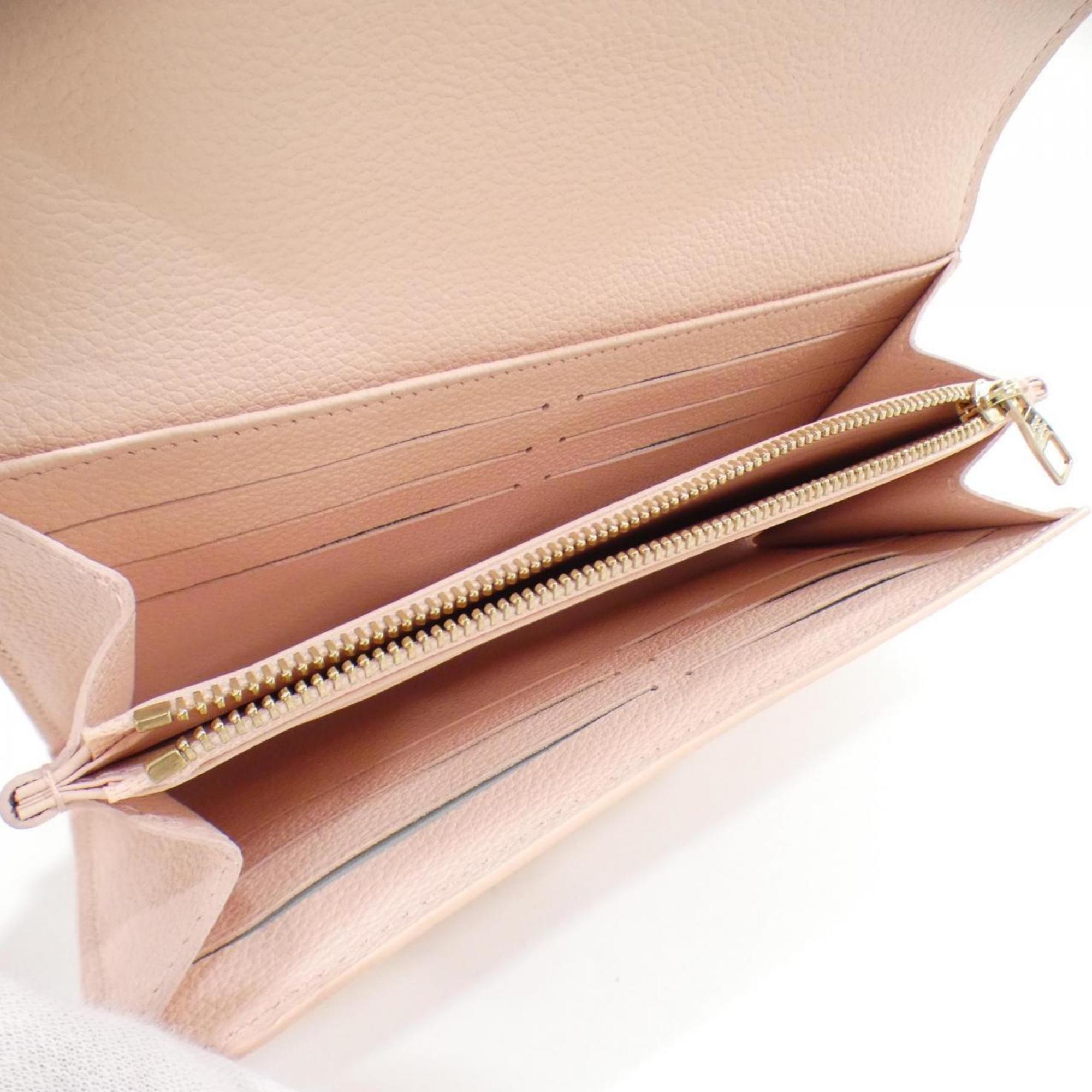 Louis Vuitton Leather Long Wallet (Bi-Fold) (Pre-Owned)