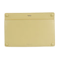 Fendi Cream Yellow Leather Pouch (Pre-Owned)