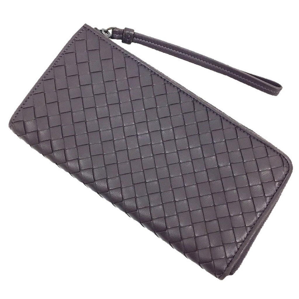 Bottega Veneta Brown Leather Long Wallet (Bi-Fold) (Pre-Owned)