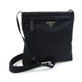 Prada Black Nylon Leather Shoulder Bag (Pre-Owned)