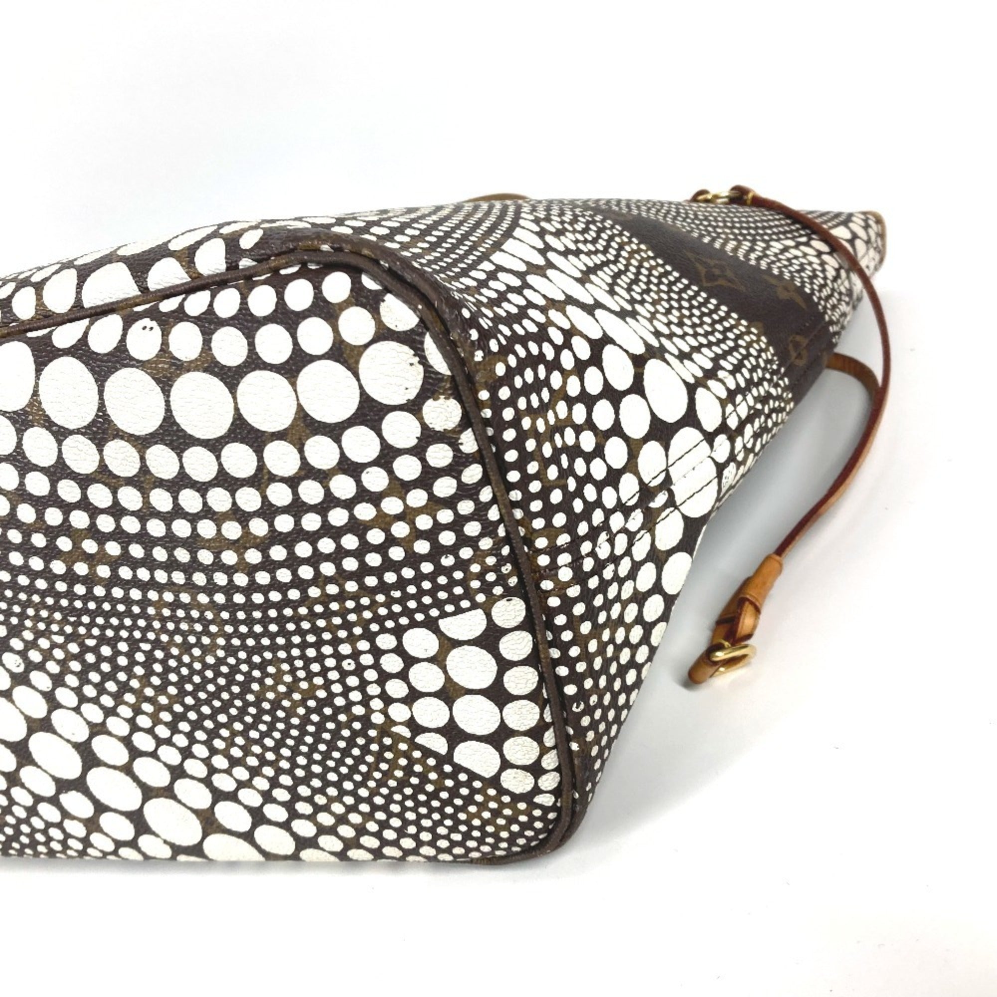 Louis Vuitton Brown Monogram White Monogram Shoulder Bag Tote Bag (Pre-Owned)