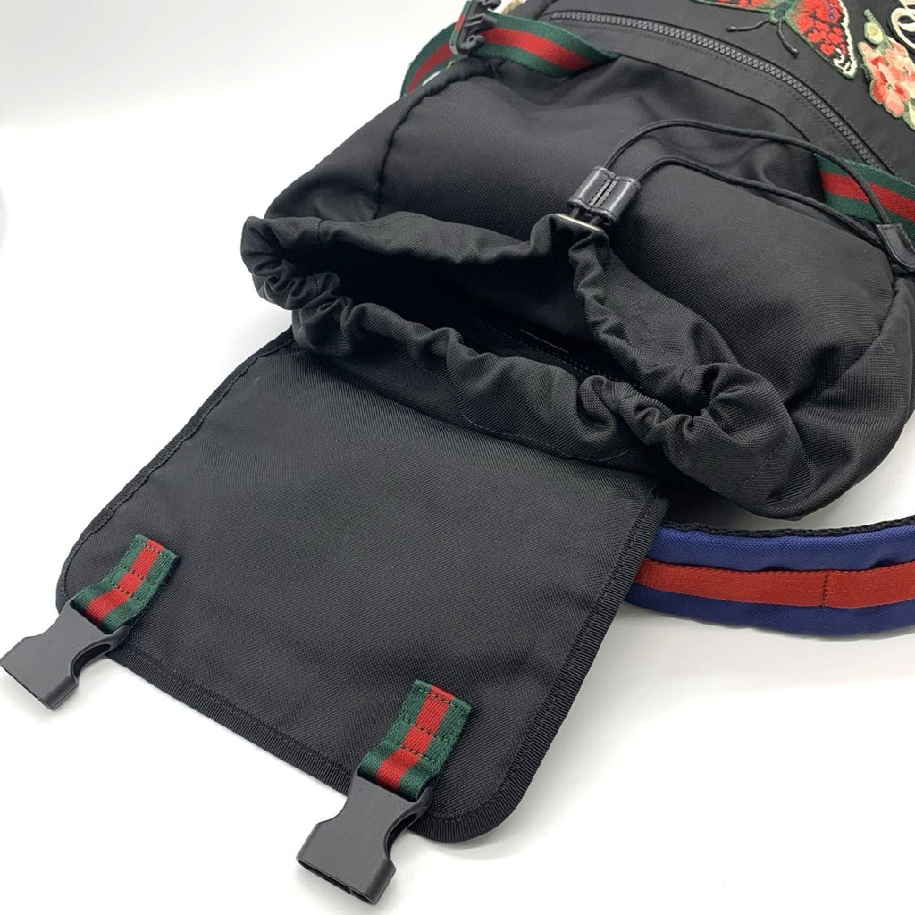 Gucci Black Nylon Backpack (Pre-Owned)