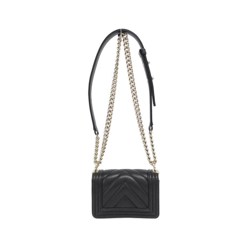 Chanel Black Leather Shoulder Bag (Pre-Owned)