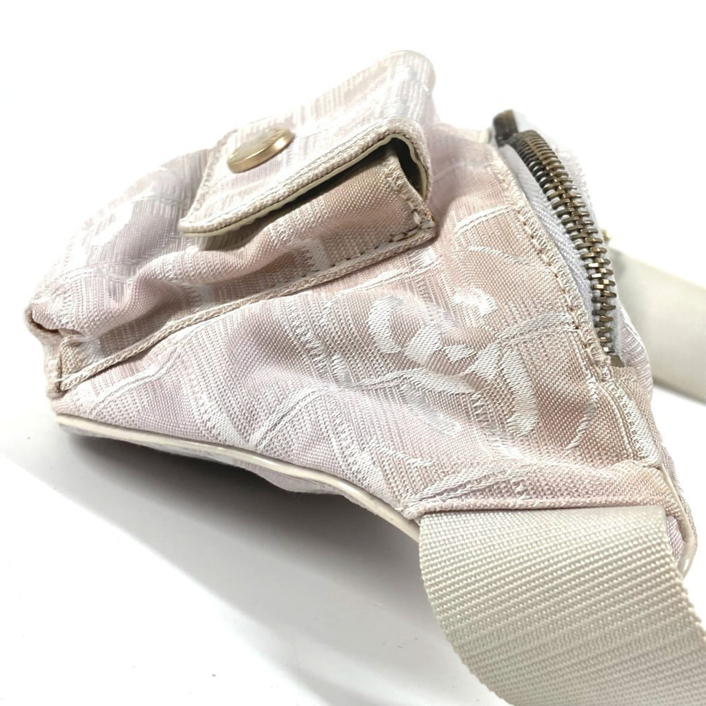 Chanel New Travel Line Pink Nylon Fanny Pack (Pre-Owned)