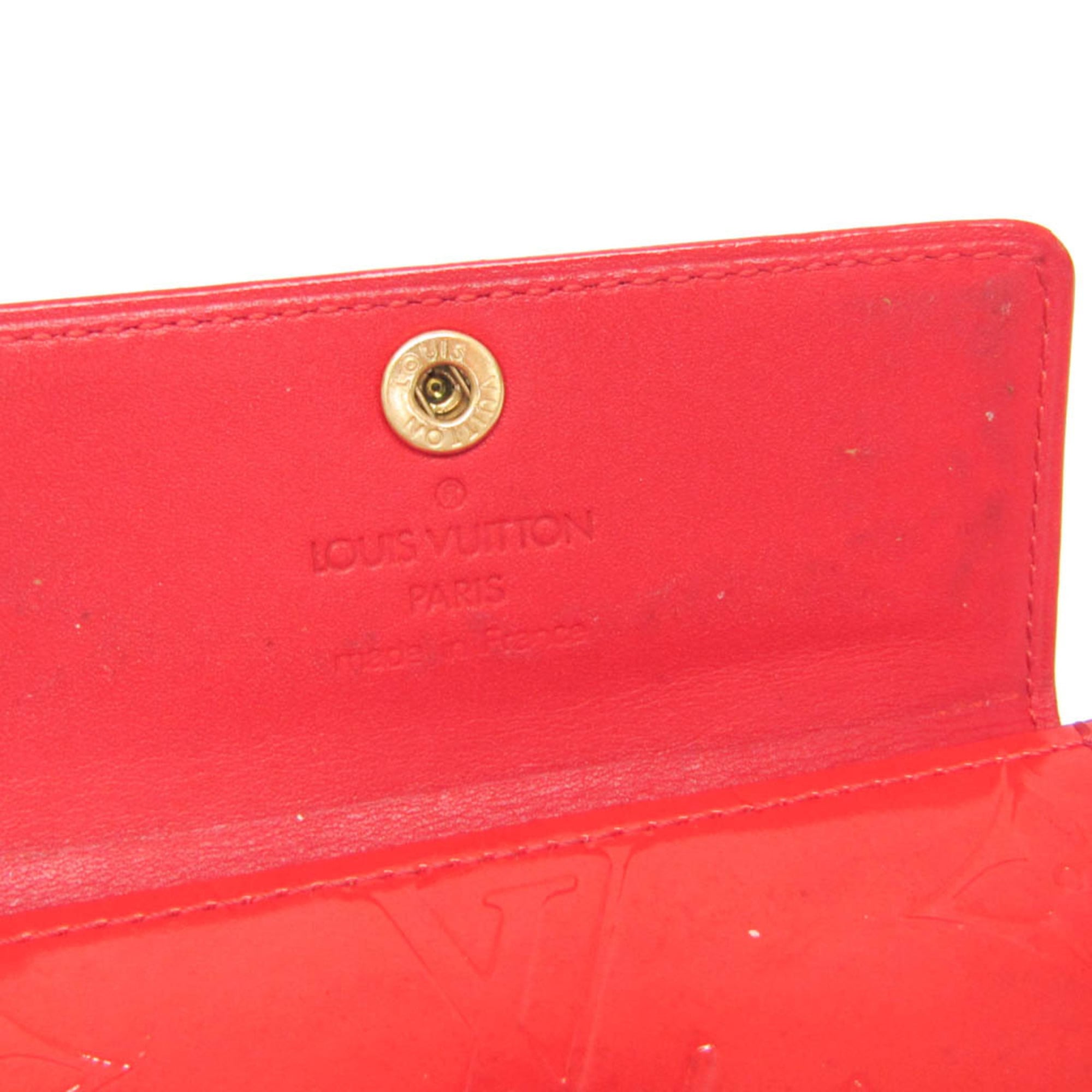 Louis Vuitton Ludlow Wallet Vernis Red Patent_Leather Wallets Accessory (Pre-Owned)