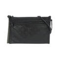 Louis Vuitton Black Khaki Leather Shoulder Bag (Pre-Owned)