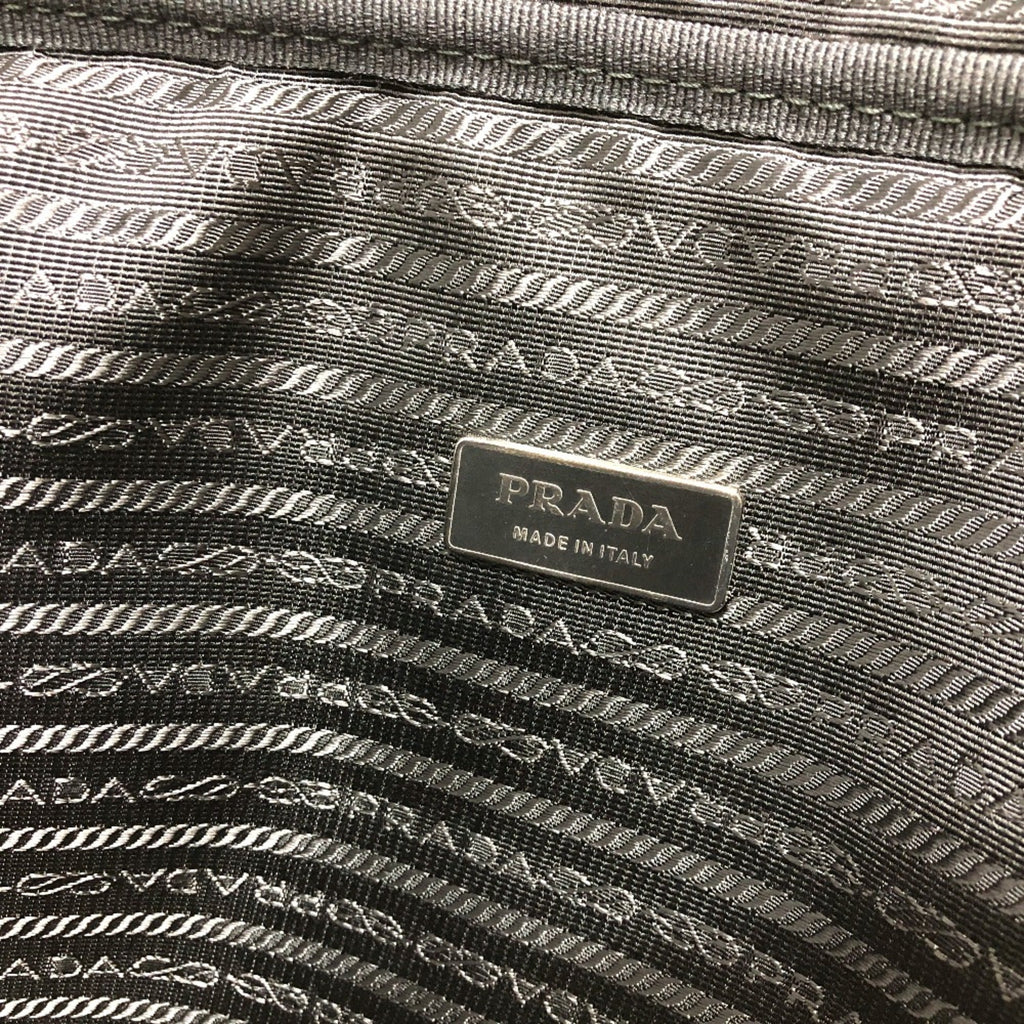 Prada Black Cloth Clutch Bag (Pre-Owned)