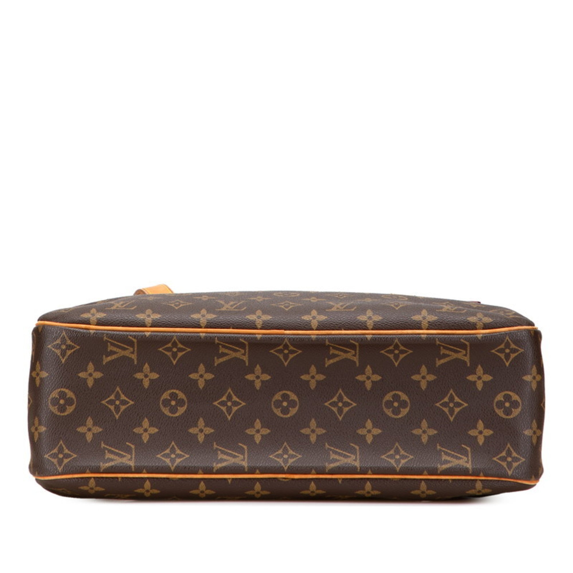 Louis Vuitton Monogram Brown Pvc Leather Handbag Shoulder Bag (Pre-Owned)