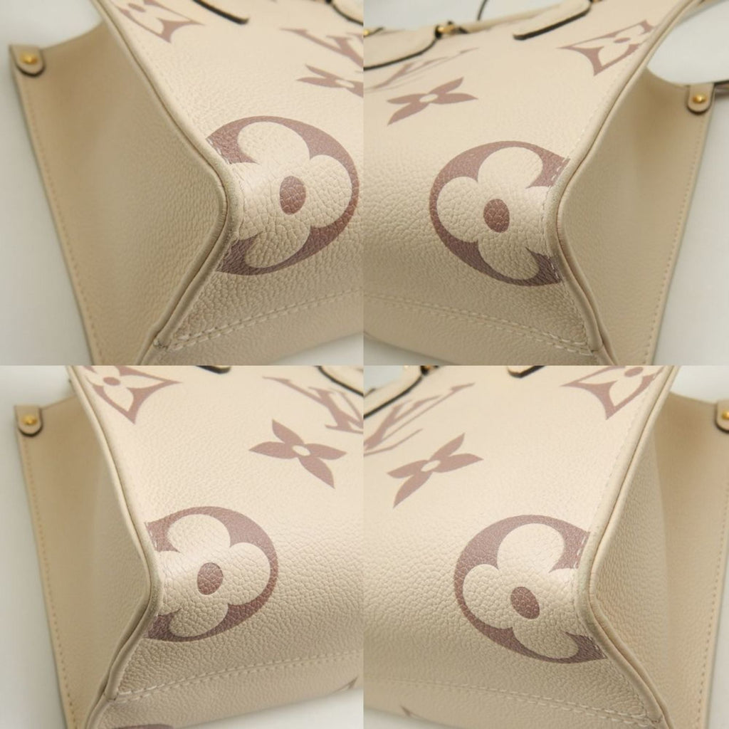 Louis Vuitton Cream Monogram Empreinte Tote Bag (Pre-Owned)