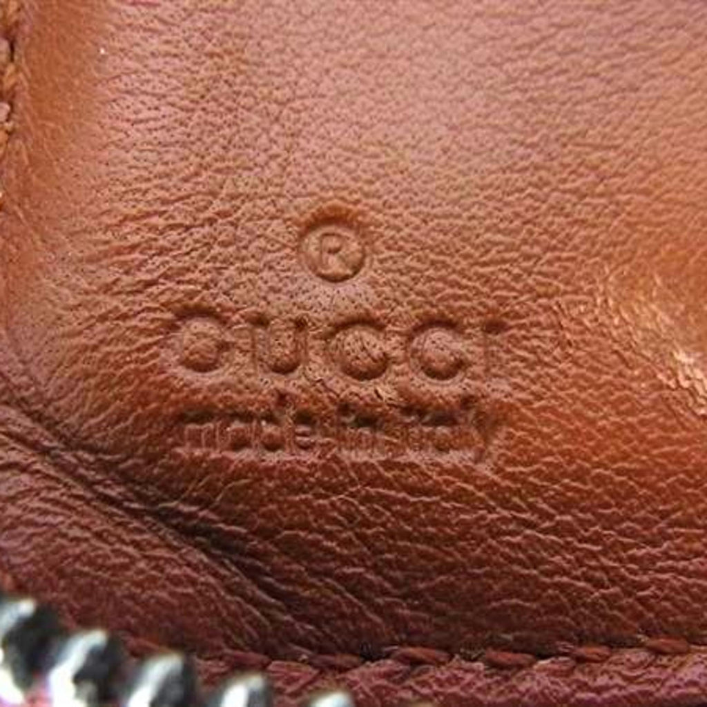 Gucci Brown Leather Long Wallet (Bi-Fold) (Pre-Owned)