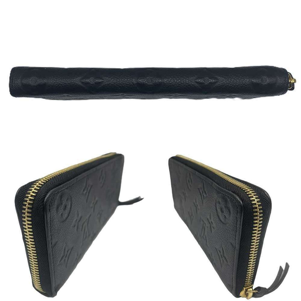 Louis Vuitton Black Monogram Empreinte Long Wallet (Bi-Fold) (Pre-Owned)
