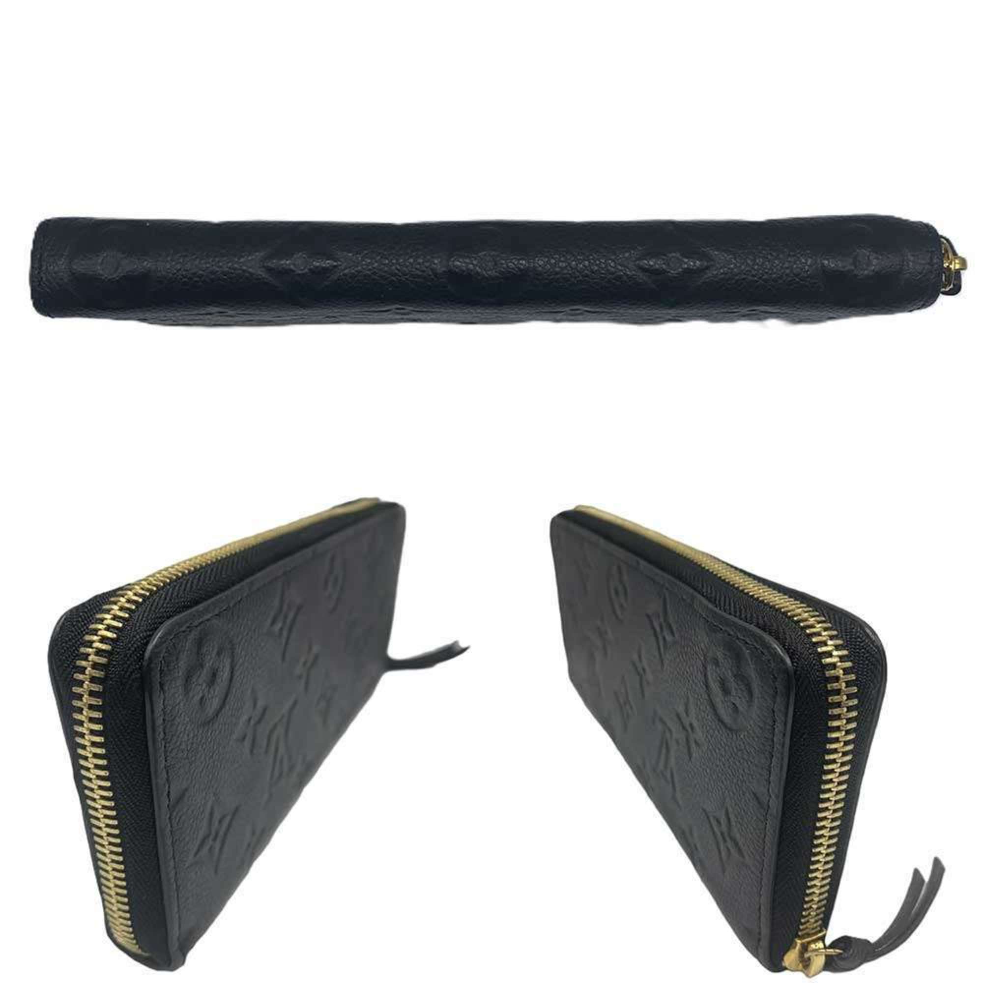 Louis Vuitton Black Monogram Empreinte Long Wallet (Bi-Fold) (Pre-Owned)