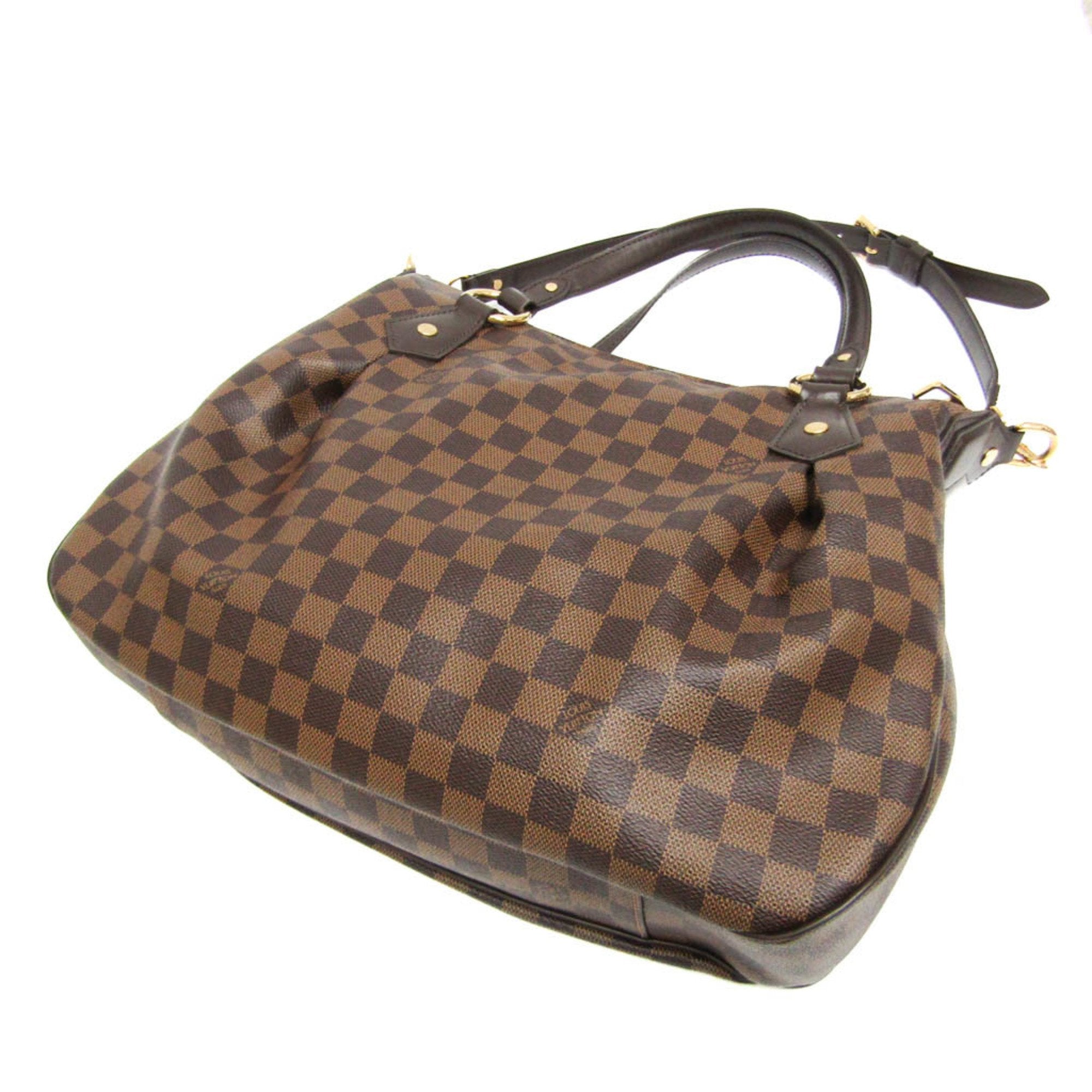Louis Vuitton Damier Ebene Damier Canvas Handbag Shoulder Bag (Pre-Owned)