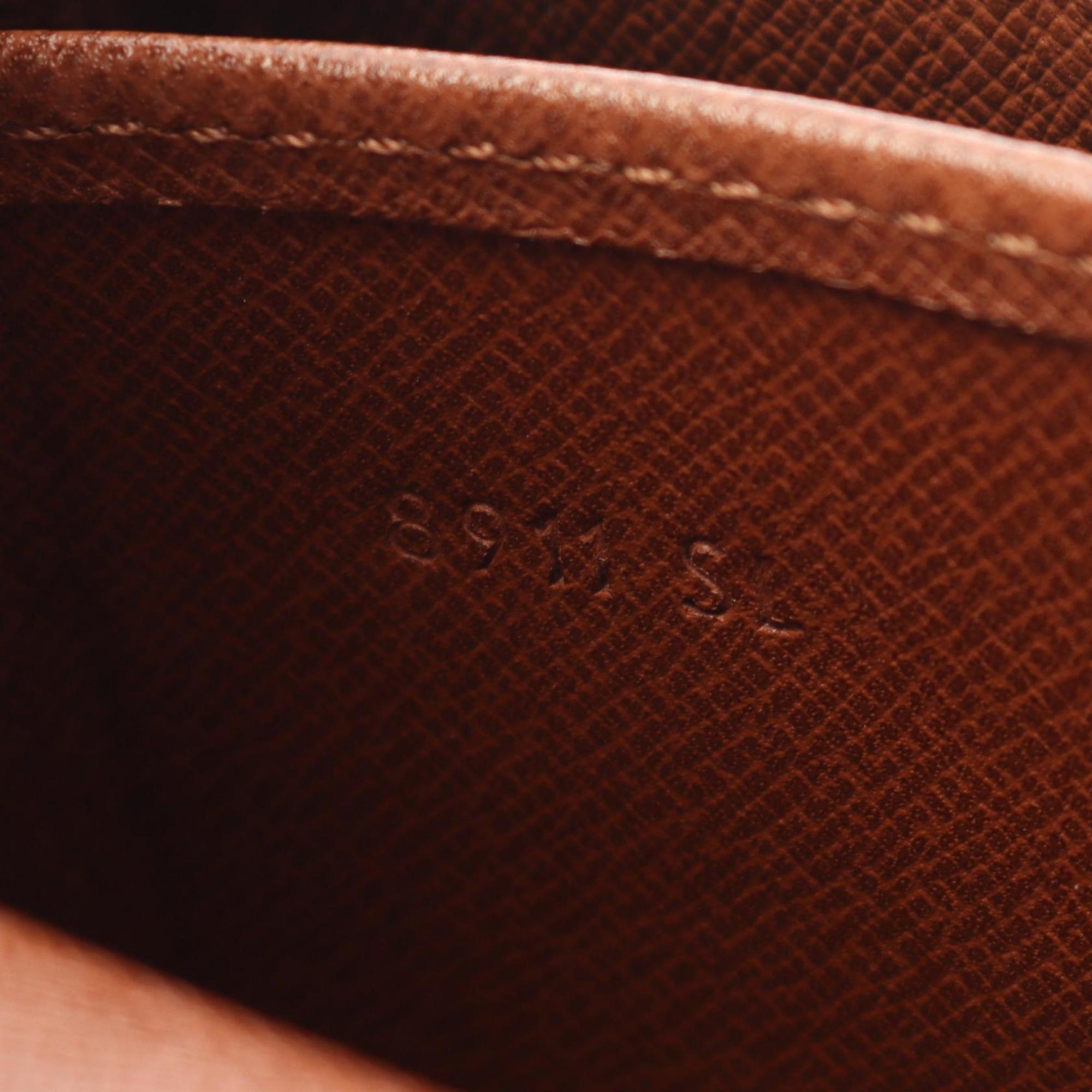 Louis Vuitton Brown Coated Canvas Pvc Monogram Leather Shoulder Bag (Pre-Owned)
