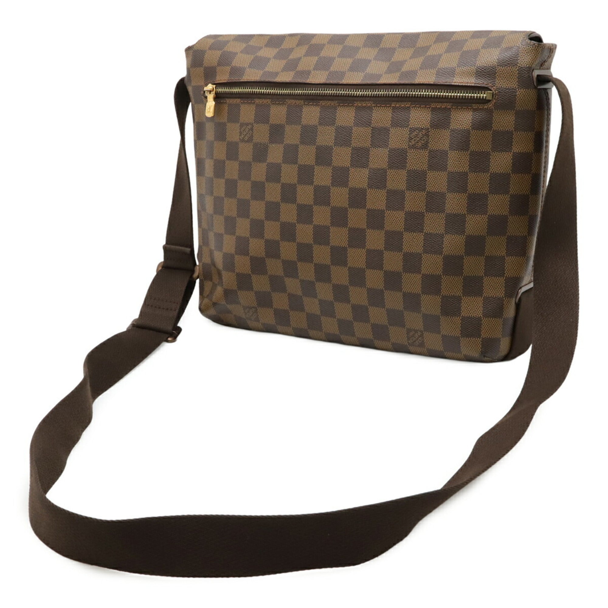 Louis Vuitton Brown Damier Canvas Pvc Shoulder Bag (Pre-Owned)