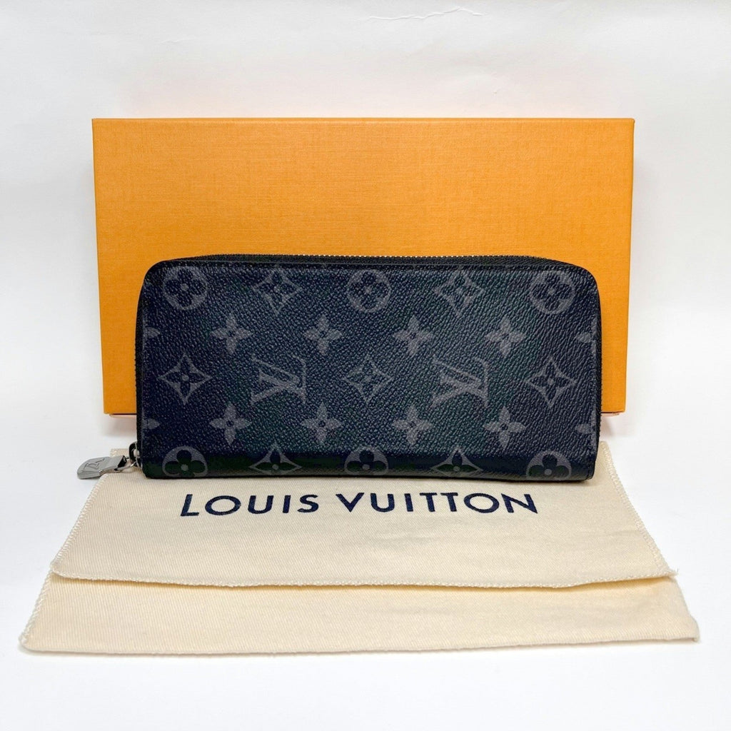 Louis Vuitton Monogram Eclipse Monogram Eclipse Monogram Eclipse Long Wallet (Bi-Fold) (Pre-Owned)
