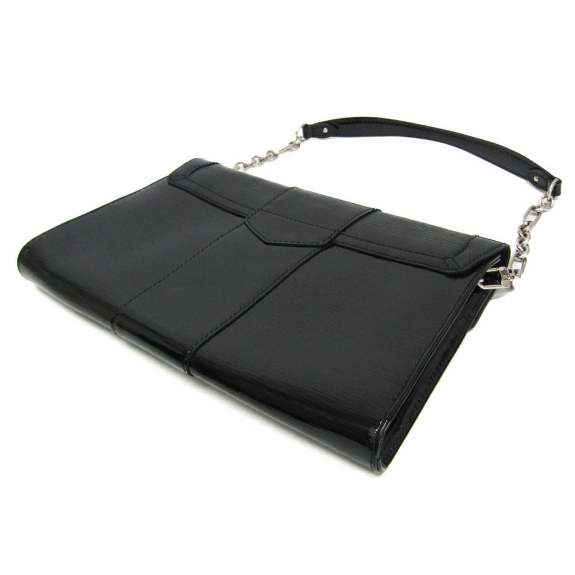 Louis Vuitton Epi Electric Noir Patent Leather Shoulder Bag (Pre-Owned)