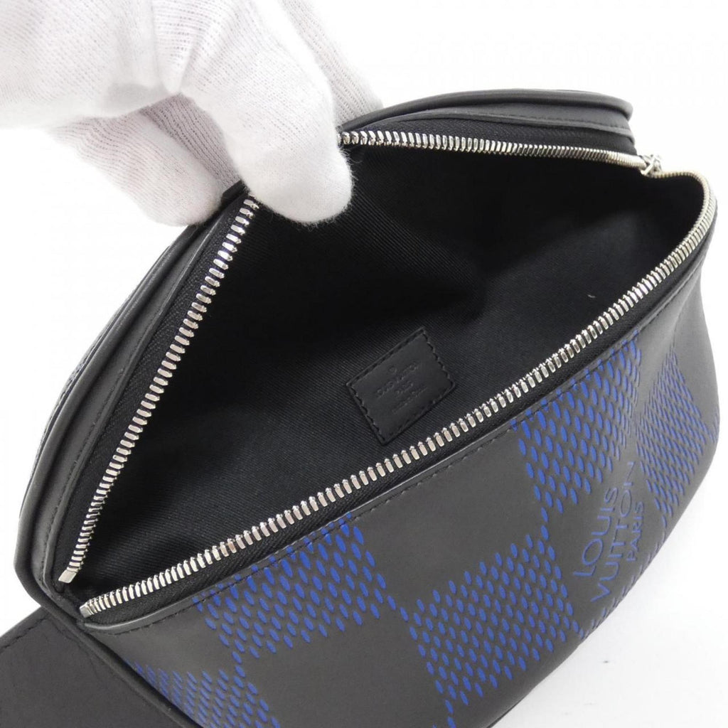 Louis Vuitton Black Infini Marine Leather Handbag Sling Bag (Pre-Owned)