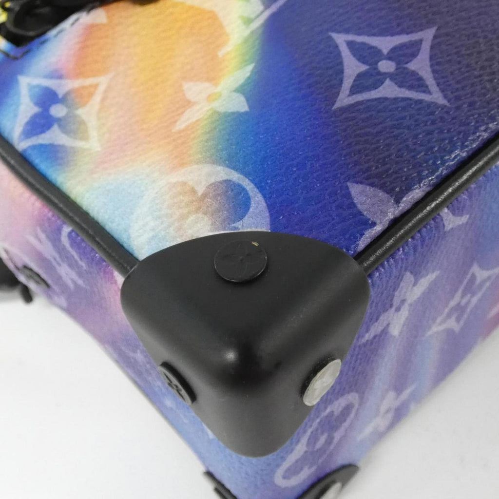 Louis Vuitton Black Blue Pink Coated Canvas Shoulder Bag (Pre-Owned)