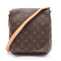 Louis Vuitton Brown Pvc Leather Shoulder Bag (Pre-Owned)