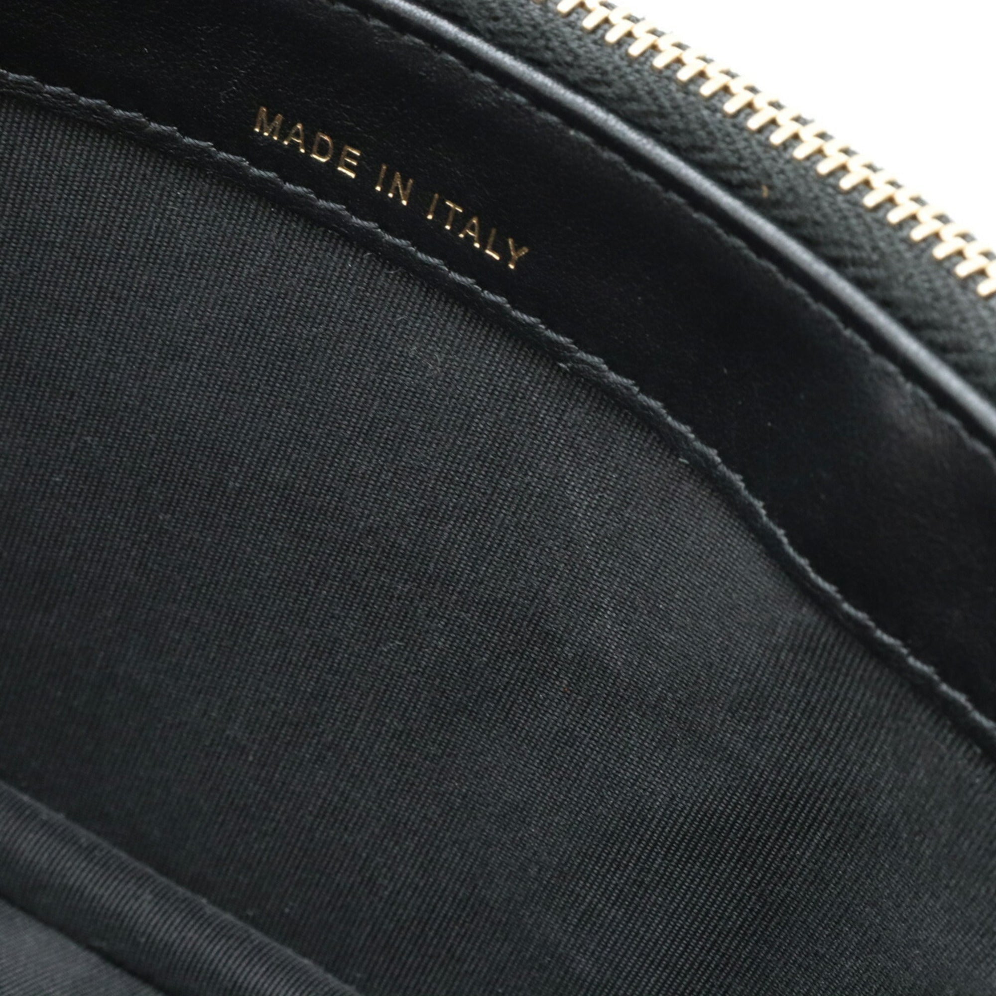 Chanel Navy Canvas Clutch Bag Shoulder Bag (Pre-Owned)